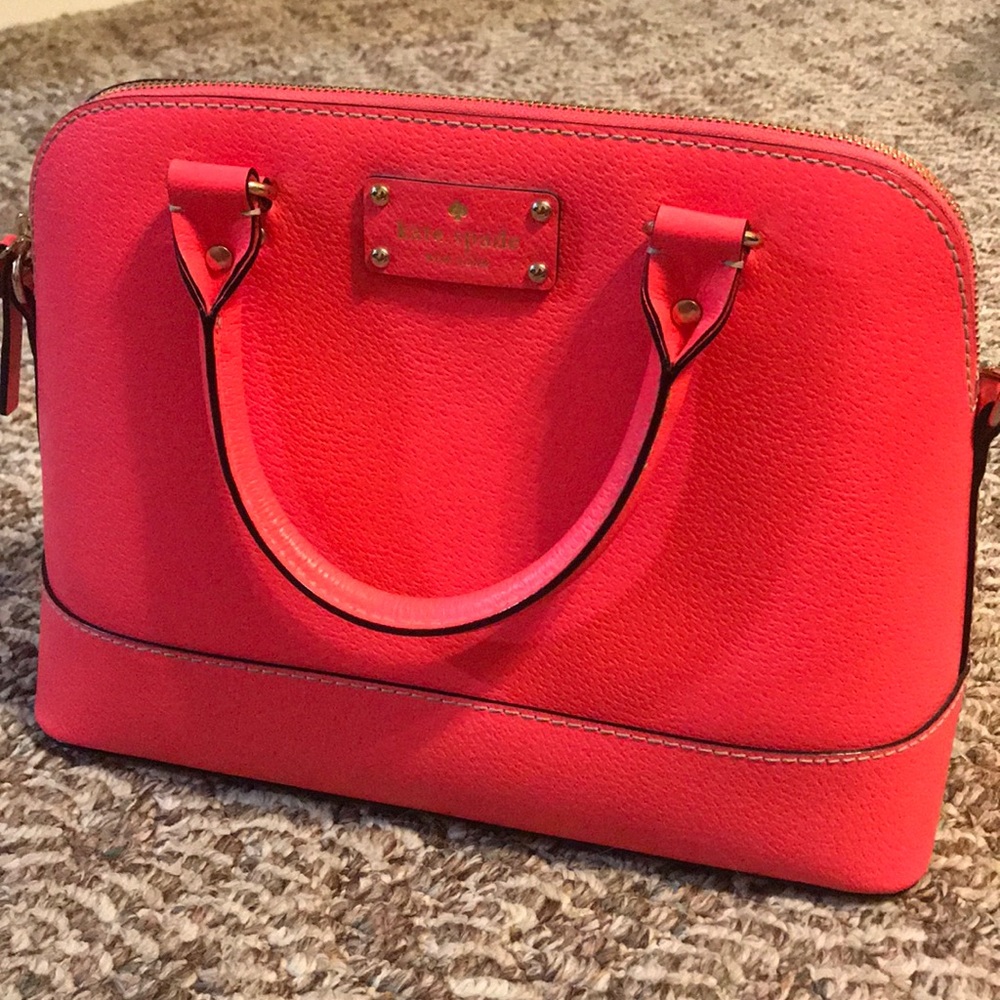 Kate Spade Wellesley Pink Leather Shoulder Bag - Picture 1 of 4